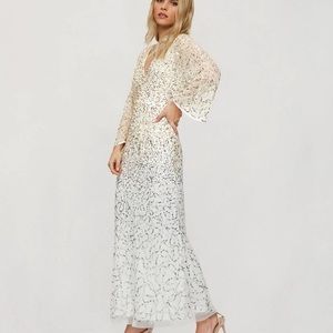 MISS SELFRIDGE Petite Maxi Sequin Dress